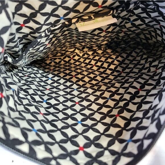 Vera Bradley Black Flowered Purse - Picture 6 of 8